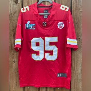 NFL Nike Kansas City Chiefs Chris Jones Super Bowl LVII